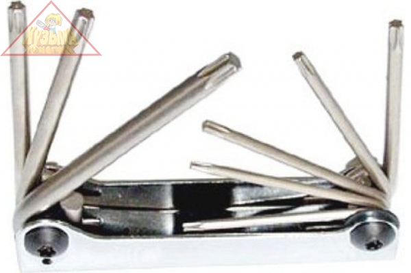 H07M08SF Набор ключей торцевых TORX Т9-40 в ключнице, 8 предметов Jonnesway