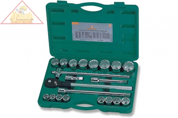 Набор торцевых головок дюймовых (3/4"DR; 7/8"-2"; 22 предмета) Jonnesway S04H6622S (S04H6422S)