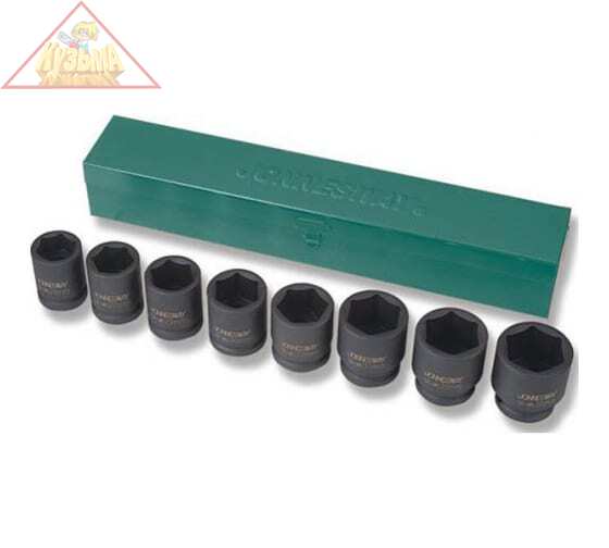 Набор ударных торцевых головок 8 предметов (3/4" 26-38 мм) Jonnesway, арт. S03A6108S