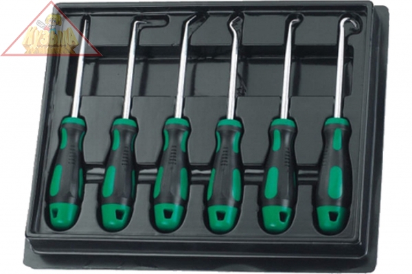 AI030027 Набор крючков для демонтажа уплотнительных колец, 6 предметов.Jonnesway