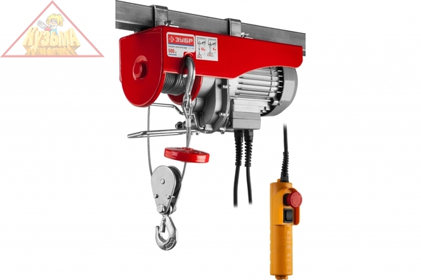 Электротельфер 0,5 т ЗУБР ЗЭТ-500