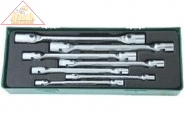 W43A107SP Набор ключей гаечных карданных в ложементе, 6-19 мм, 7 предметов Jonnesway