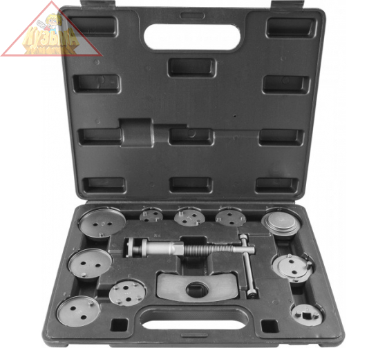  Приспособление для возврата поршней дисковых тормозных механизмов в наборе, 18 предметов Thorvik ACPTK18