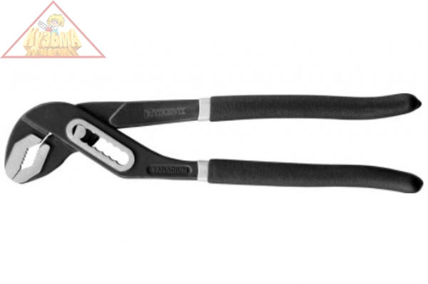 BJP0300 Клещи переставные с коробчатым захватом и ПВХ рукоятками, 300 мм, 0-44 мм.Thorvik