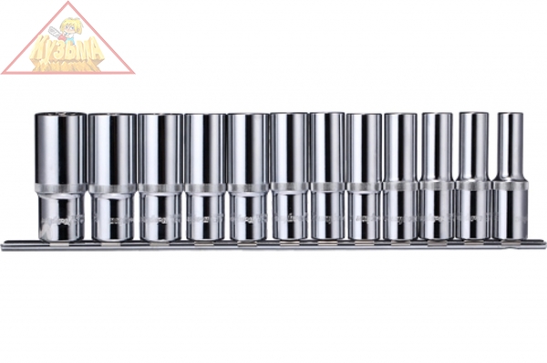 Набор торцевых 12-гранных глубоких головок 1/2"DR Ombra 912212