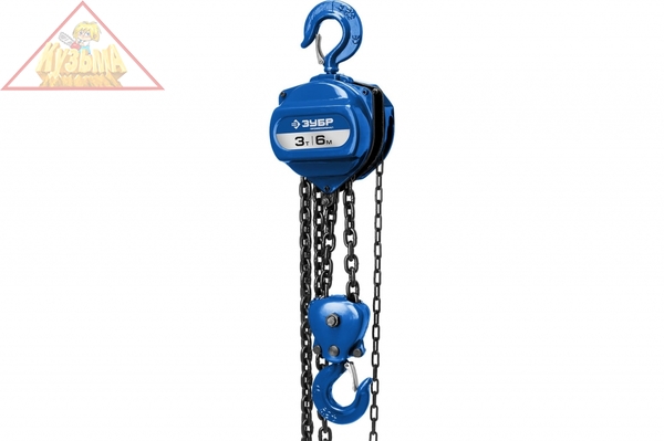 Таль цепная шестеренная "ТШ-3-6" ЗУБР "ПРОФИ" 43082-3_z01