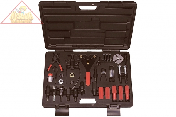 Набор для обслуживания компрессора кондиционера, кейс, 37шт МАСТАК 105-30037C