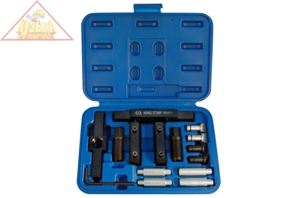 Набор для монтажа и демонтажа амортизатора из рычага подвески, 15 предметов KING TONY 9BJ11