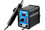 Термовоздушнаяцифровая паяльная станция ЗУБР 100-500C, шаг 1C, 120л/мин, 650Вт, 3 насадки 55350