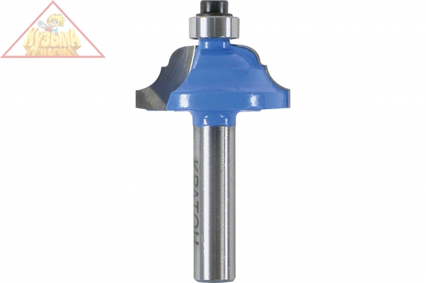 Фреза кромочная калевочная с подшипником Кратон Ø28,0х19,0 мм R4,8 мм, хв. 8 мм 1 09 03 060