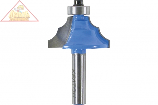 Фреза кромочная калевочная с подшипником Кратон Ø44,4х17,0 мм R12,7 ммхв. 8 мм 1 09 03 076