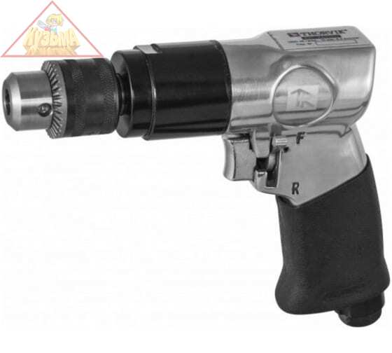 Дрель пневматическая с реверсом Thorvik 1800 об/мин., патрон 1-10 мм RAD1018