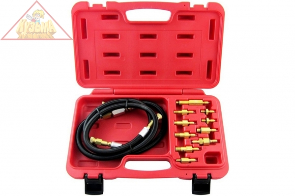 Комплект переходников для обслуживания топливных систем впрыска европейских автомобилей, кейс, 15шт МАСТАК 120-03015C