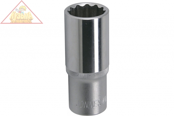 S04HD4730 Головка торцевая глубокая 12-гранная 1/2"DR, 30 мм Jonnesway