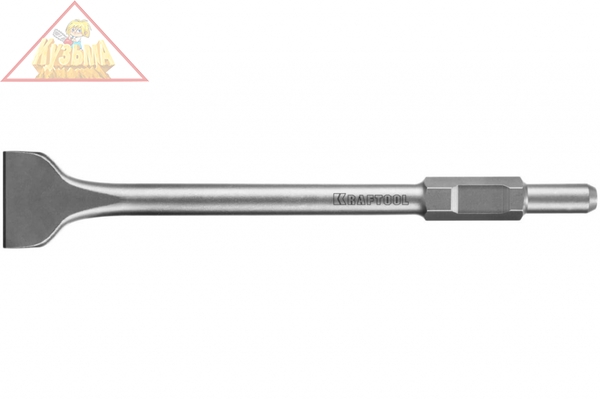 Зубило лопаточное ALLIGATOR HEX 30 75х450 мм Kraftool 29345-75-450