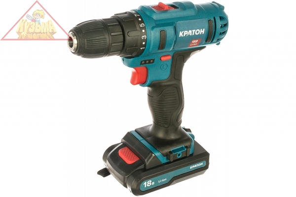 Аккумуляторная дрель-шуруповерт CDB-18-Li-1,5 Кратон 3 11 01 060