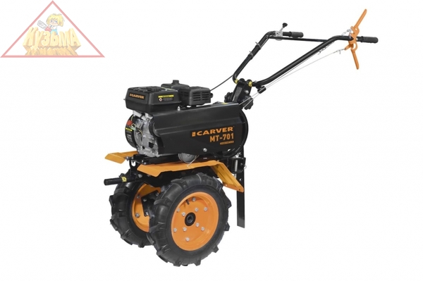 Мотоблок MT-701 (7,0л передачи 2/2,рег.руль,фрезы,колеса 4,0х10) Carver, арт. 01.006.00027