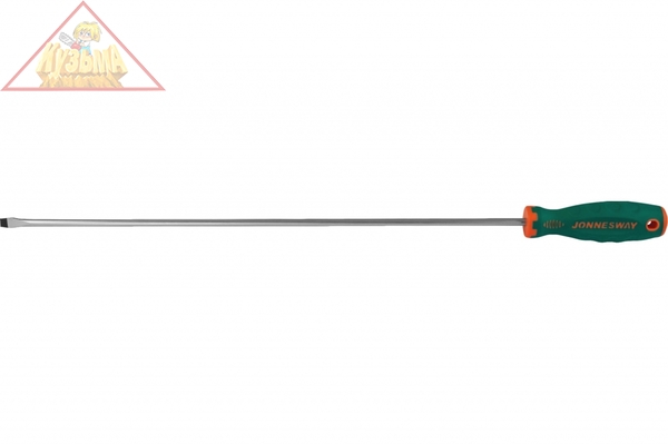 D71S8400 Отвертка стержневая шлицевая ANTI-SLIP GRIP, SL8.0х400 мм Jonnesway