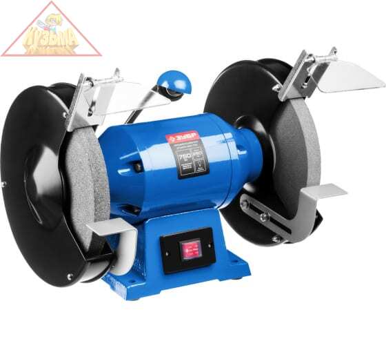 Профессиональный двойной точильный станок Зубр ЗТШМЭ-250-750