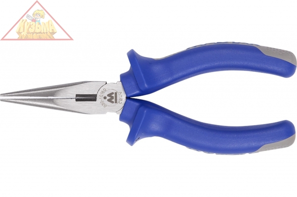 Удлинённые тонкие прямые плоскогубцы 160мм МАСТАК 030-10160H