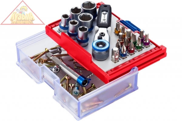 Набор вставок бит 1/4, TORX, HEX, PZ, PH, SLOT, 20 предметов МАСТАК 058-10020C