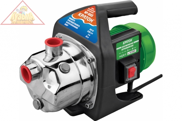 Насос поверхностный центробежный Кратон WP-800S, 5 04 01 007