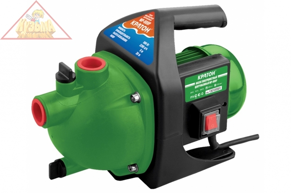 Насос поверхностный центробежный Кратон WP-800P, 5 04 01 008