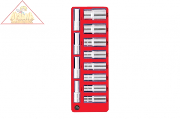 Набор глубоких головок 12-гранных (12 пр; 10-30 мм; 1/2") МАСТАК 5-014212
