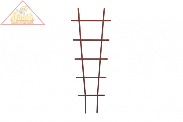 Лесенка-опора для цветов Prosperplast Drab 200х670мм, коричневый IDR4-R222