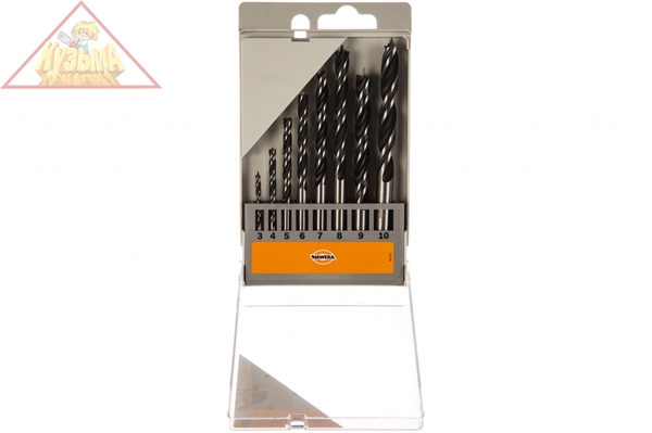 Набор сверл в пластиковом кейсе (8 шт; 3-10 мм) HAWERA F00Y104957 