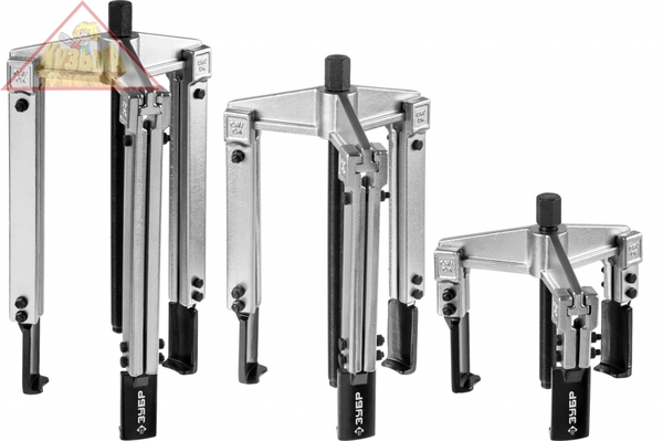 Набор съемников со сменными захватами 25-135 мм Зубр ПРОФИ (арт. 43305-H13)