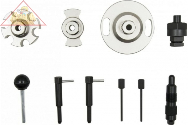 AL010193 Набор приспособлений для регулировки фаз ГРМ двигателей VAG 2.7/3.0 Tdi, 4.0 Tdi (ASE)Common Rail.Jonnesway