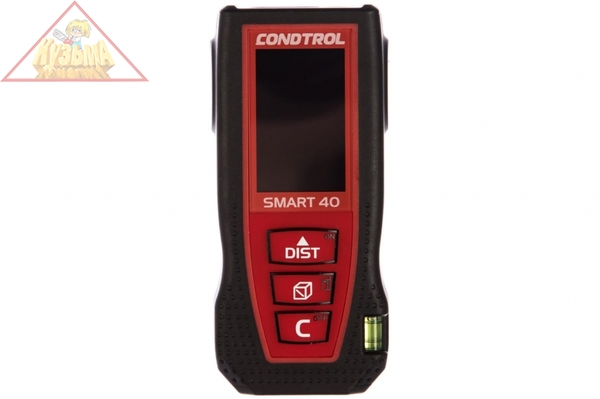 Лазерный дальномер CONDTROL Smart 40, 1-4-097 (3-х строчный инверсионный чёрно-белый дисплей)