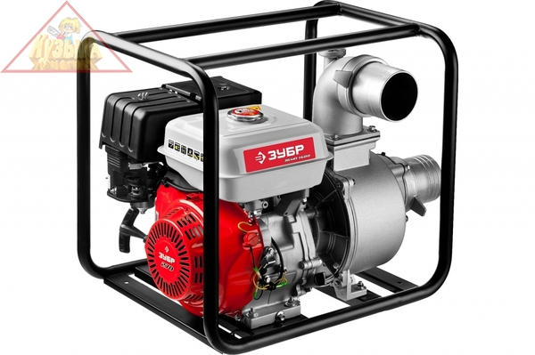 Мотопомпа бензиновая Зубр ЗБМП-1600, 1600 л/мин