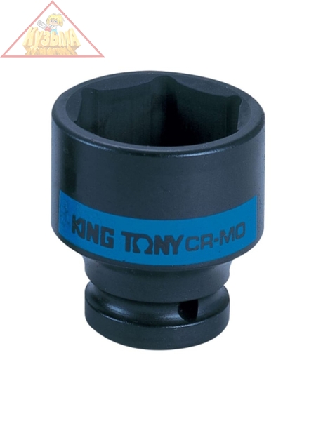 Головка торцевая ударная глубокая шестигранная 1", 54 мм KING TONY 843554M