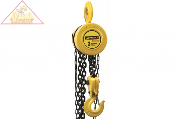 Цепная таль PROLift шестеренная Stayer Profi 4308-3 3т / 3м 4308-3_z01