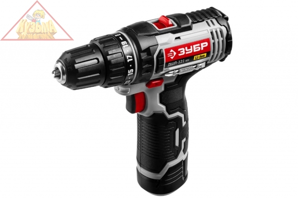 Аккумуляторный шуруповерт ЗУБР СТАНДАРТ ДШЛ-121 КН