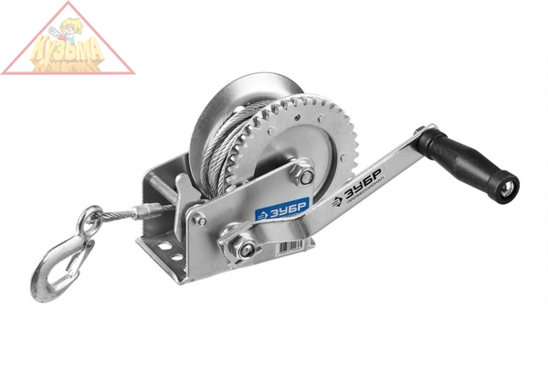 Лебедка ручная барабанная ЗУБР "ПРОФИ" 43113-0.9_z01