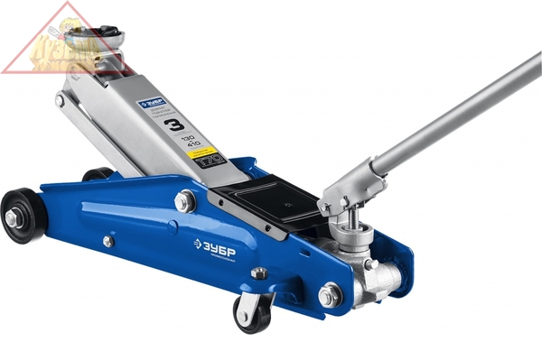 Гидравлический подкатной домкрат, 3т, 130-410мм, ЗУБР Профессионал T70 43052-3_z01
