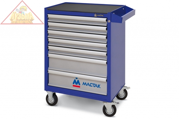 Инструментальная тележка МАСТАК ОПТИМА 7 полок, синяя 521-07581MB