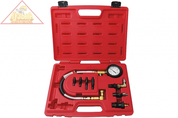 Дизельный компрессометр 0-70атм, кейс, комплект адаптеров МАСТАК 120-11009C