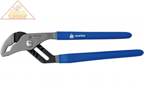 Переставные клещи 400мм шарнир с проточкой МАСТАК 034-10400H
