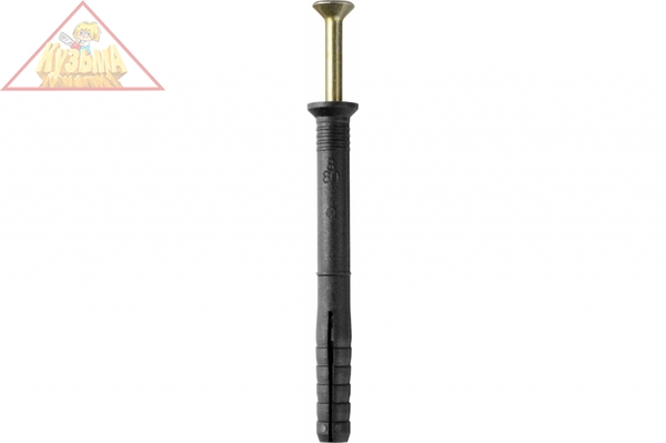 Дюбель-гвоздь полипропиленовый, потайный бортик, 8 x 100 мм, 1000 шт, STAYER 30640-08-100