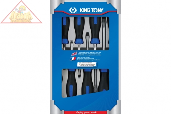 Набор отверток, 8 предметов KING TONY 30118MR