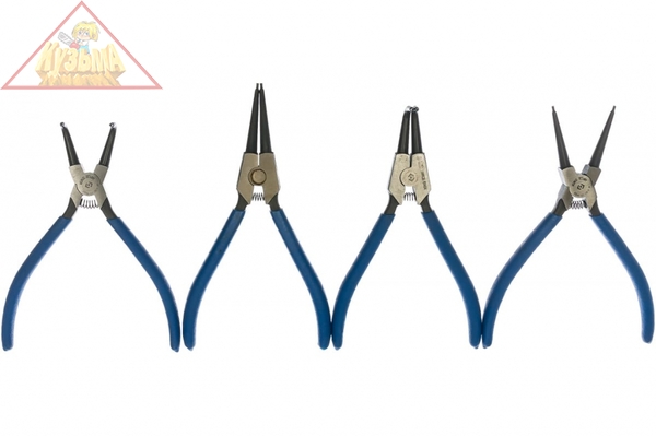 Набор съемников стопорных колец, ложемент, 4 предмета KING TONY 9-42114GP