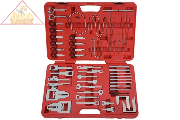 Набор для демонтажа панели приборов и медиа устройств, кейс, 52шт МАСТАК 108-00052C