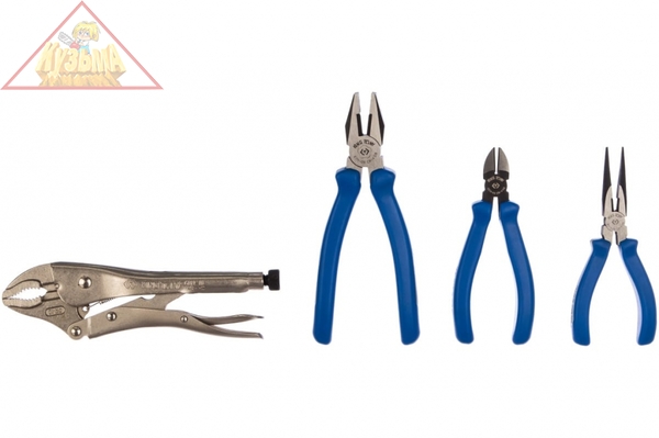 Набор пассатижей и бокорезов, ложемент, 4 предмета KING TONY 9-42144GP