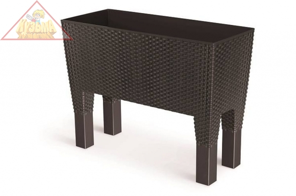 Кашпо с автополивом 30 л венге Prosperplast Rato case high DRTC600H-440U 