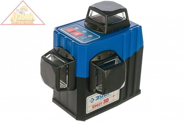 Линейный лазерный нивелир ЗУБР Крест-3D 34908