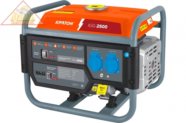 Генератор бензиновый инверторный Кратон IGG - 2500, 3 08 04 014